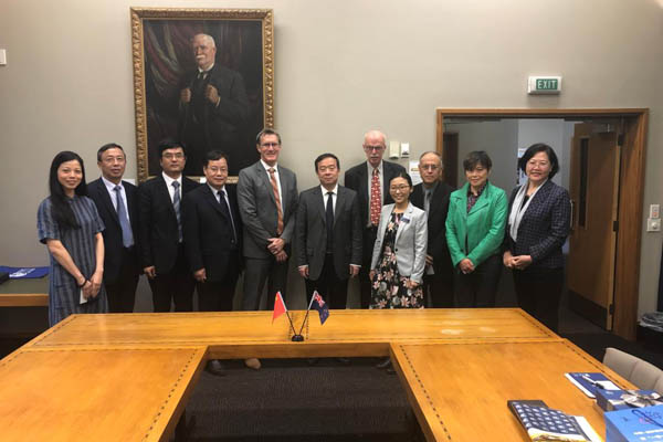 山财代表团参观新西兰国立理工学院 山财代表团参观新西兰国立理工学院